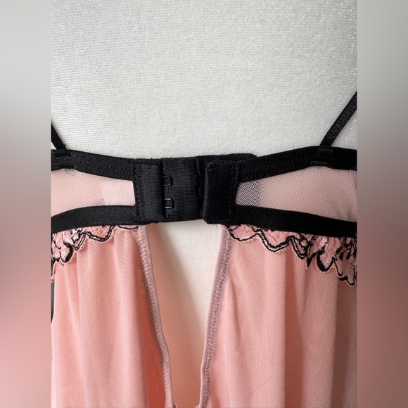 Auden Baby Doll Lace Mesh Lingerie Top - Picture 10 of 12
